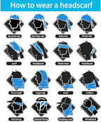 Face Mask Bandanas Neck Gaiter Headwear Magic Scarf Headband for dust Sun Wind