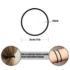120 Pcs Neutral Colors Elastic Hair Tie, 4MM Ponytail Holders for Medium to Thick Hair No Damage Hair Accessories for Men, Women, Boys, and Girls for Long Braids