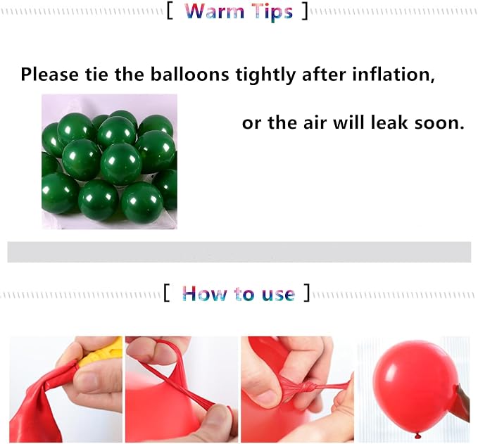 5 inch Dark Green Party Balloons - Image 6