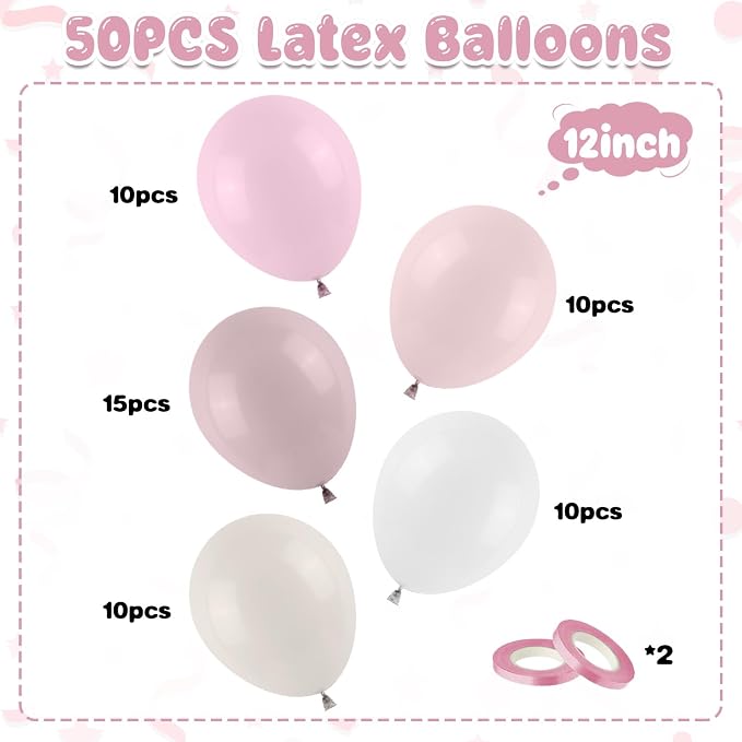 Blush Pink Balloons - Image 2