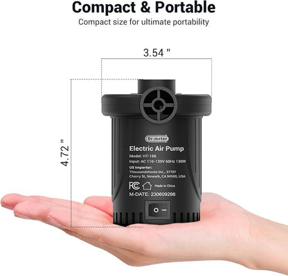 Dr.Meter Air Pump for Inflatables: AC 110V Air Mattress Pump - Image 5