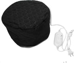 TOPINCN Electric Hair Cap, 3 Gear Temperature Control Hot Oil Treatment Hat with Adjustable Drawstring for Hair Spa Nourishing Care, Non Woven Fabric Heat Insulation