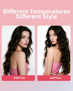 Curling Iron 1.25 Inch, Long Barrel 1 1/4 Inch Hair Curler, 43 Million Ionic Ceramic Curler with 5 Temp up to 430 Degrees, Auto Shut-Off, Dual Voltage