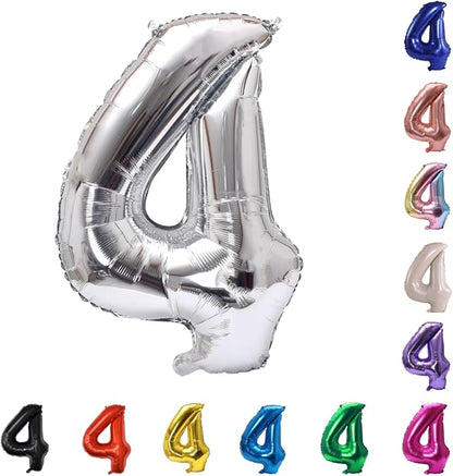 YPSelected 32 Inch Large Foil Helium Number Balloon Birthday Wedding Party 0-9 by YPSelected