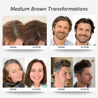 Polar Haircare - Medium Brown Hair Dye Shampoo for Women & Men - Natural Semi Permanent Color Shampoo for Gray Hair Coverage, Vegan - Instant Dye 6.76 Fl Oz