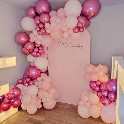50 Pack Metallic Pink Balloons 12 Inch - Image 6