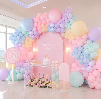 210Pcs Pastel Balloons Garland Arch Kit - Image 4