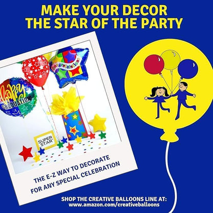 Creative Balloons™ Bubble Weight – 35 g Primary-Plus Balloon Weights - Image 4