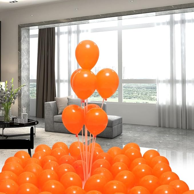 400 Pack 5 Inch Orange Latex Balloons Helium Balloons Party Balloons by BAOKUANHU