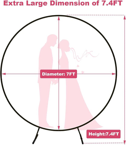 7.4FT Round Backdrop Stand - Image 7