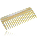 Giorgio G49 & G30 Large 5.75 Inch Detangling Comb, Wide Teeth for Thick Curly Wavy Hair. Long Hair Detangler Comb For Wet and Dry. Handmade, Saw-Cut, Hand Polished, 2 Pack Ivory/Tortoiseshell