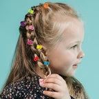 50 PCS Mini Hair Claw Clips， Bangs Strong Grip Multifunction Clamp Clips. (Bright colors)