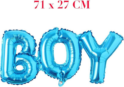 Boy girl connection Letter foil balloons children party decoration birthday - Image 4