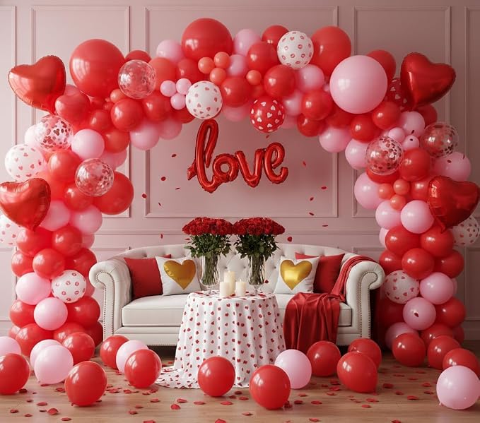 Valentines Day Balloons Garland Arch Kit - Image 5
