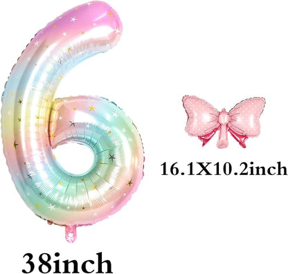 Happy birthday Big Number Balloons Foil Birthday Balloon Number Balloons Happy - Image 2