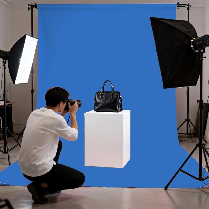 Royal Blue Photography Backdrop - Image 4