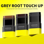 Gowwim Root Touch up Powder, Instantly Gray Hair Cover up Hairline Powder for Women & Men Waterproof and Sweatproof Root Cover Up Long-Lasting for Thinning & Loss Hair (med brown-1, 15g)