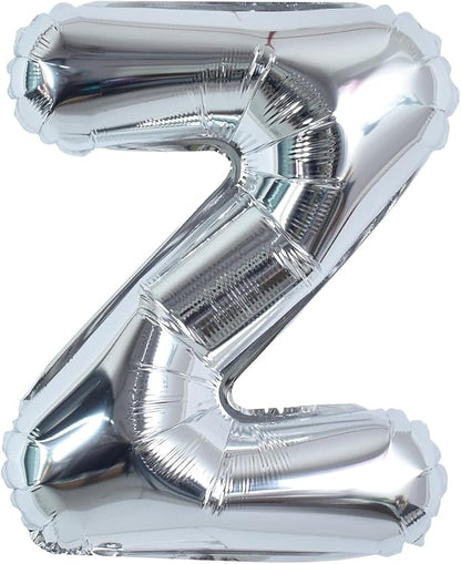 TONIFUL 40 Inch Large Silver Letter Z Foil Balloons Alphabet Balloons | Giant by TONIFUL