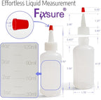 Plastic Squeeze Bottles with Red Tip Cap, 4 Oz Squirt Bottle For Ketchup, BBQ, Sauces, Syrup, Condiments, Oil, Pancake, Cookie Decorating, Dressings, Travel, Camping, Lab, Arts and Crafts (1)