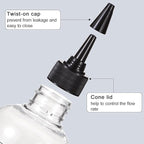 Applicator Bottle for Hair, 16.9oz 2 Packs Color Bottle Applicator with Ratio Graduated Scale, Hair Dye with Black Twist Top Cap