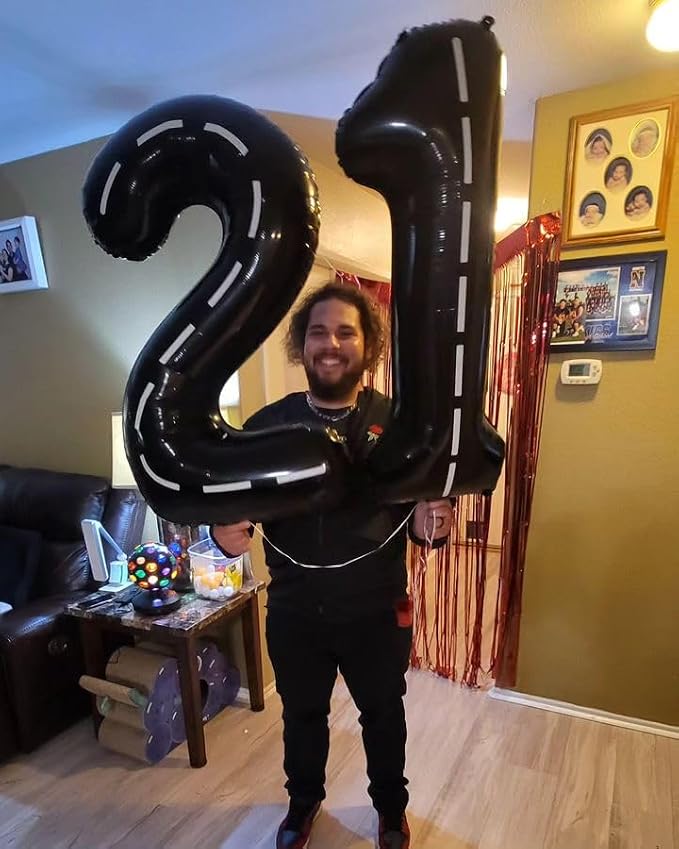 Line 1 Balloon - Number Balloon 40 Inch, 1st Line Birthday Decorations | Giant - Image 2