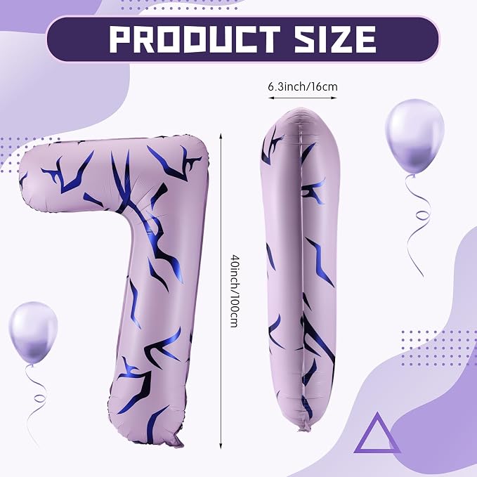 40 Inches Number 7 Balloon - Image 2