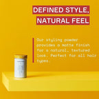 SEVEN POTIONS Hair Styling Powder for Men — Hair Texture Powder & Root Lifting Dust for Instant Volume — Natural Matte Finish, Flexible Hold, Invisible Feel — Vegan, Cruelty-Free — 0.7 oz