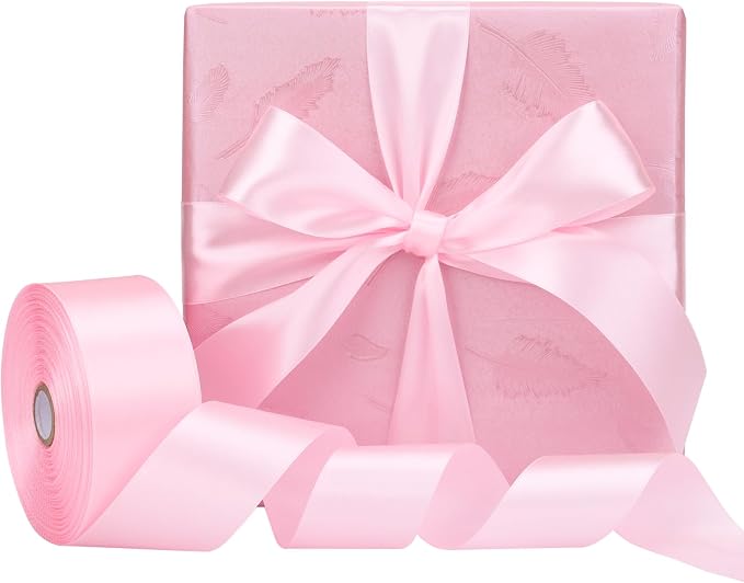 Nsilu Ribbon for Gift Wrapping 50 Yards Perfect Wedding Party Wreath Sewing DIY - Image 4