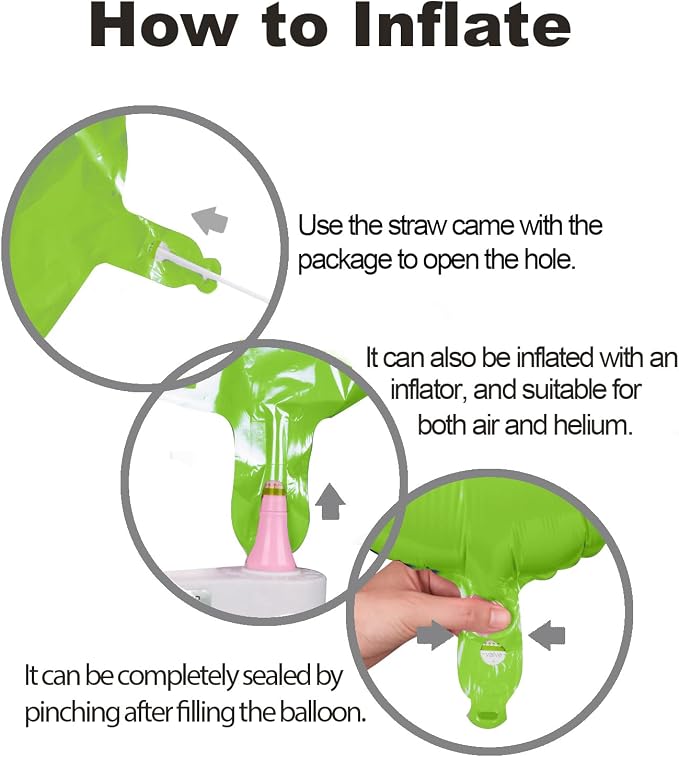 40 Inch Green Number 18 Balloon Lime Big Large Helium Number 0-9 | Giant - Image 2
