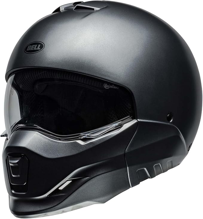 Bell Moto Broozer Satin Starship Gray Large