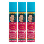 Jerome Russell Temp'ry Spray-on Roman Bronze Hair Color, 2.2oz x 3 pack