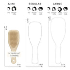 Tangle Teezer Ultimate Detangler Hairbrush, Eliminates Knots & Reduces Breakage, Mini Hair Brush for Travel, Small Hands & All Hair Types, Oat Cream