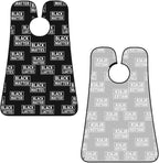 Adjustable Non-Stick Beard Apron, Hair Catcher Cape for Shaving Grooming, Waterproof with Suction Cups Men, Black People Lives Matter Shave Bib