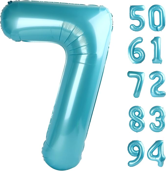 Pastel Blue 7 Balloon by IWERP