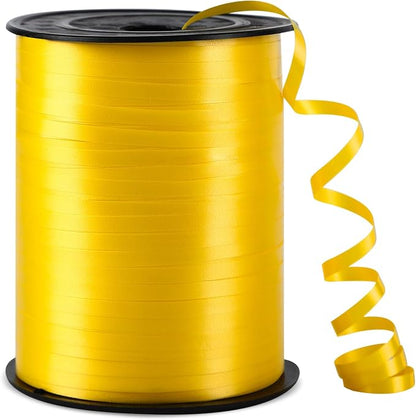 500 Yards Yellow Curling Ribbon Balloon String Ribbon 1/5 Inch | Ribbon by Unknown