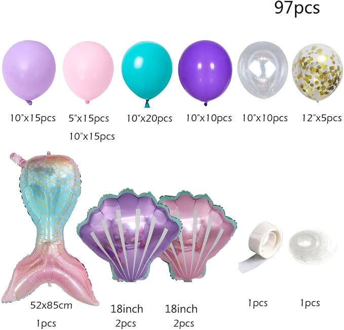 DIY Balloon Garland Kit 95pack, Graduation - Image 2