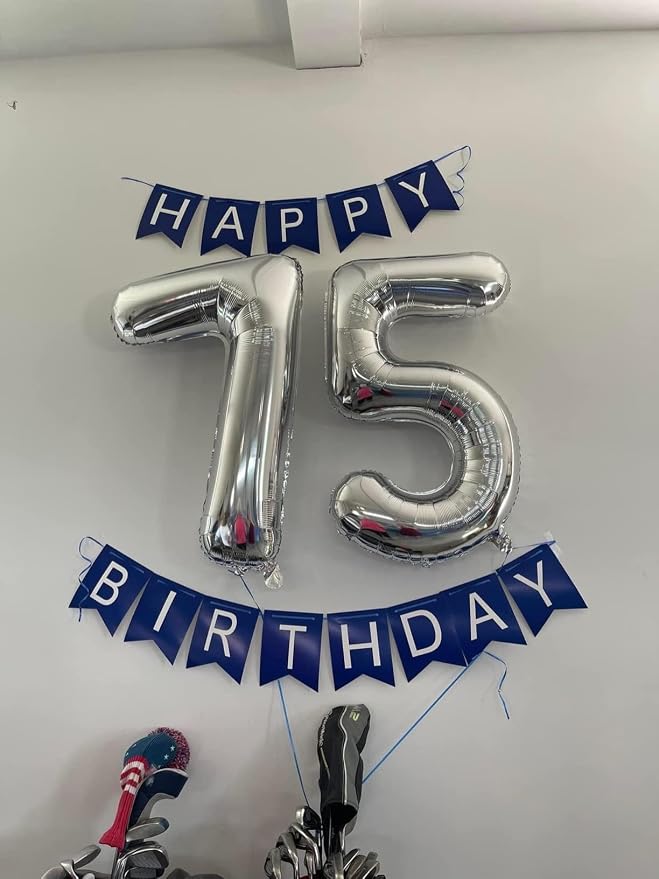 Number Balloons Silver 5 Balloon 40 inch - Image 2