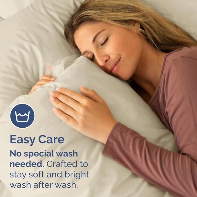 Queen Pillow Cases - 2 Pack - Super Soft Pillowcase Covers - Envelope Enclosure - Hotel Quality Pillow Protectors - Wrinkle Free, Fade, Shrink & Stain Resistant - Machine Washable - 20" x 30" (Wheat)