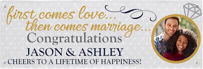 Let's Make Memories Personalized Engagement Banner by LetsMakeMemories