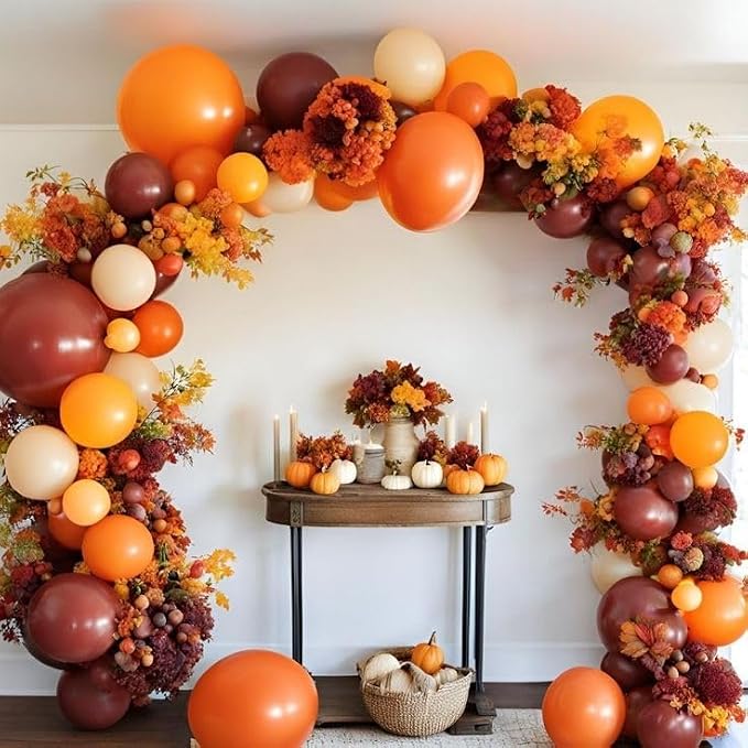 Fall Balloon Arch Kit, Fall Birthday Party Decorations - Image 6