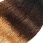 28 30 32 Inch Ombre Bundles Human Hair Color 27 Straight Bundles Peruvian Unprocessed Virgin Remy Hair Extensions Double Weft Real Blonde Bundle Hair Weave