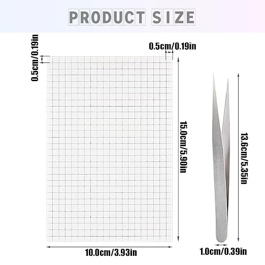 6000 Double-Sided Adhesive Pads, 10 Sheets Foam Dots Adhesive Foam Square Mount - Image 2