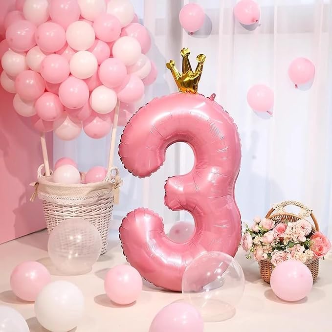 40 inch Pink Number 6 Balloon - Image 3
