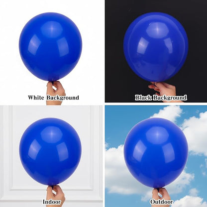 RUBFAC Royal Blue Balloons 65pcs, 12 Inch Party Balloon - Image 6