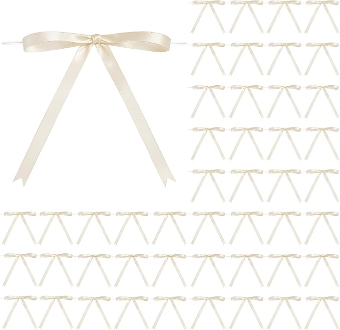 Riceshoot Ivory Bows by Zuqqaaoor