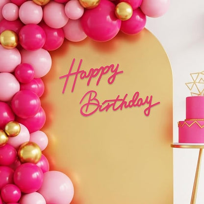 TONIFUL Happy Birthday Sign for Backdrop by TONIFUL