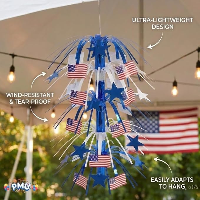 PMU 3 Pcs 21 Inch Patriotic Centerpieces - Image 7