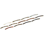 France Luxe Long and Skinny Barrette - Pavlova White