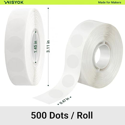 WISYOK Clear Glue Point Dots for Balloons, Removable | Double Sided, Home Decor - Image 2