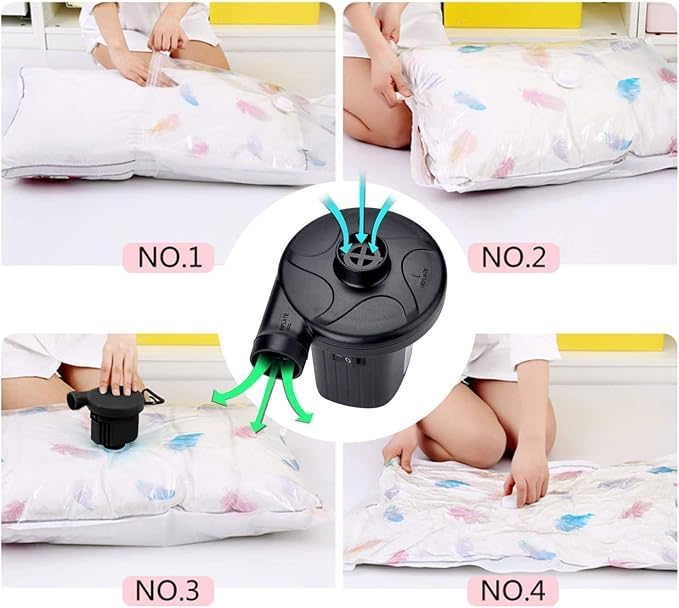 Air Pump Air Mattress Pump for Inflatables Blow up Pool Raft Bed Boat Toy - Image 5